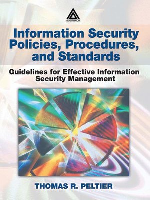cover image of Information Security Policies, Procedures, and Standards
